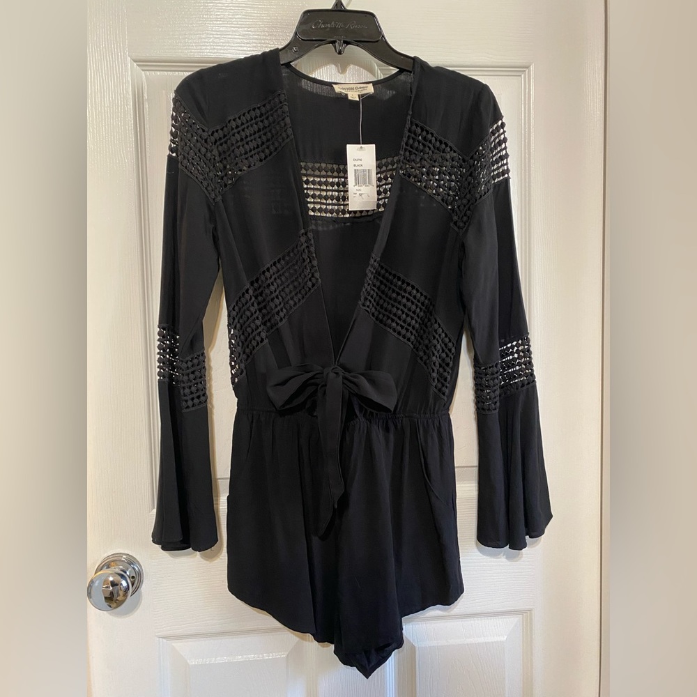 Cotton Candy Beach cover up/romper Black Size Small